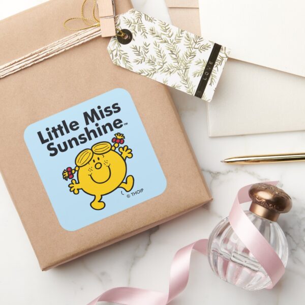 Little_Miss___Little_Miss_Sunshine_is_a_Ray_of_Sun_Square_Sticker_5 Little Miss Little Miss Sunshine Is A Ray Of Sun Square Sticker