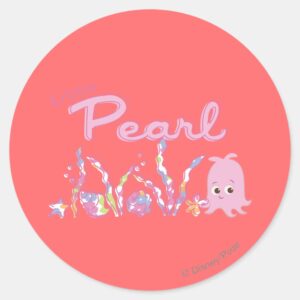Little Pearl Classic Round Sticker