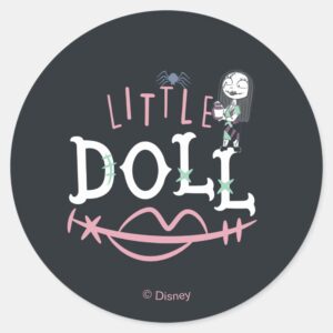 Little Sally Little Doll Classic Round Sticker