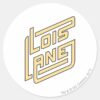 Lois_Lane_Logo_Classic_Round_Sticker_1 Lois Lane Logo Classic Round Sticker