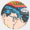 Lois_and_Clark_Comic_Classic_Round_Sticker_1 Lois And Clark Comic Classic Round Sticker