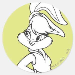 Lola Bunny Casual Classic Round Sticker