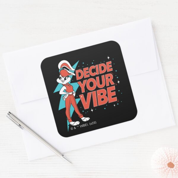 Lola Bunny Decide Your Vibe Square Sticker