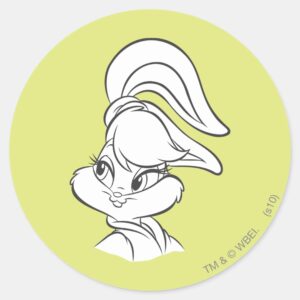 Lola Bunny Expressive Classic Round Sticker