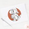 Lola_Bunny_Flirty_Classic_Round_Sticker_3 Lola Bunny Flirty Classic Round Sticker