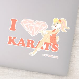 Lola Bunny I Heart Karats Sticker