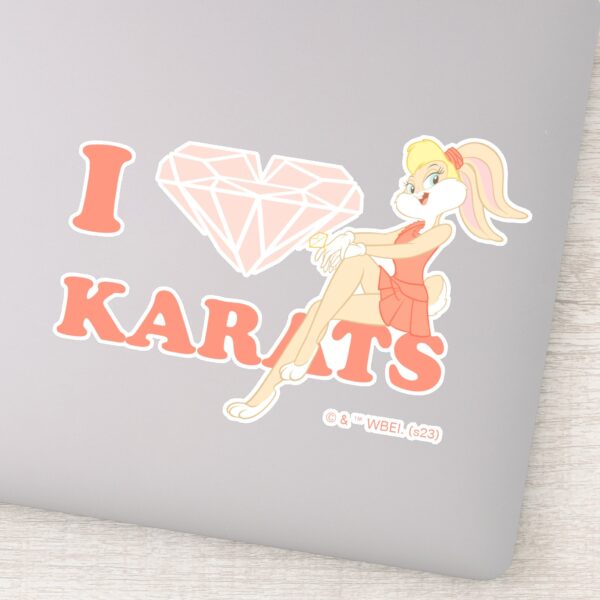 Lola Bunny I Heart Karats Sticker