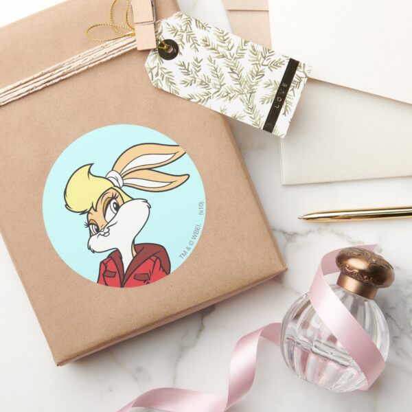 Lola_Bunny_Super_Cute_Classic_Round_Sticker_5 Lola Bunny Super Cute Classic Round Sticker