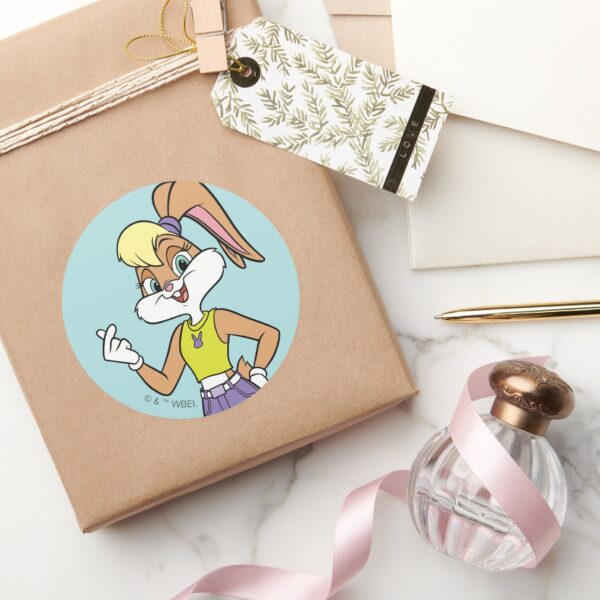 Lola_Finger_Heart_Classic_Round_Sticker_5 Lola Finger Heart Classic Round Sticker