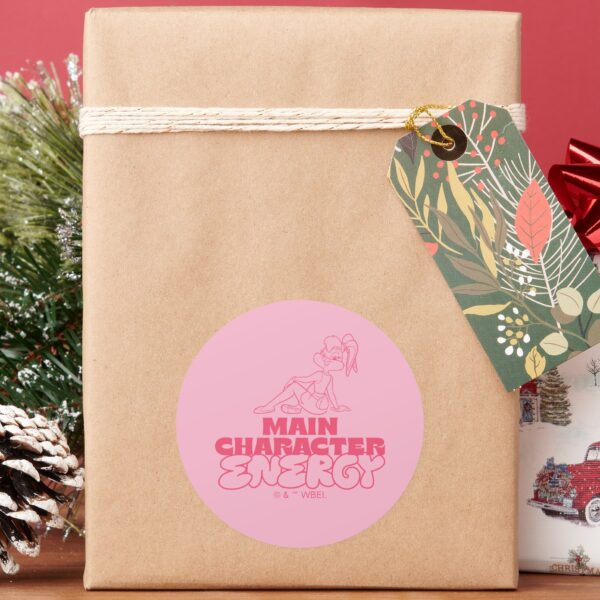 Lola_Main_Character_Energy_Classic_Round_Sticker_3 Lola Main Character Energy Classic Round Sticker