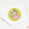 Lola_Retro_LOONEY_TUNES™_Rings_Classic_Round_Sticker_3 Lola Retro LOONEY TUNES™ Rings Classic Round Sticker