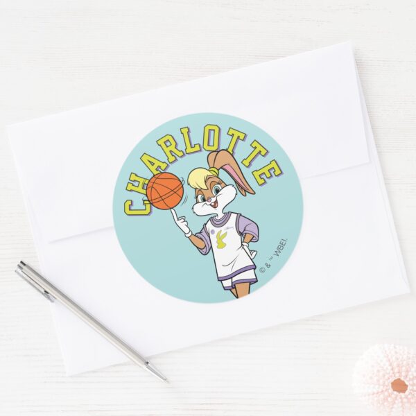 Lola's_Basketball_Spin_Classic_Round_Sticker_3 Lolas Basketball Spin Classic Round Sticker