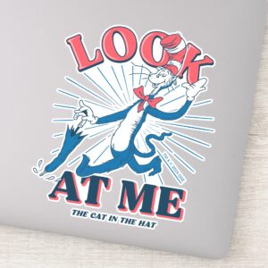 Look At Me Cat In The Hat Sticker