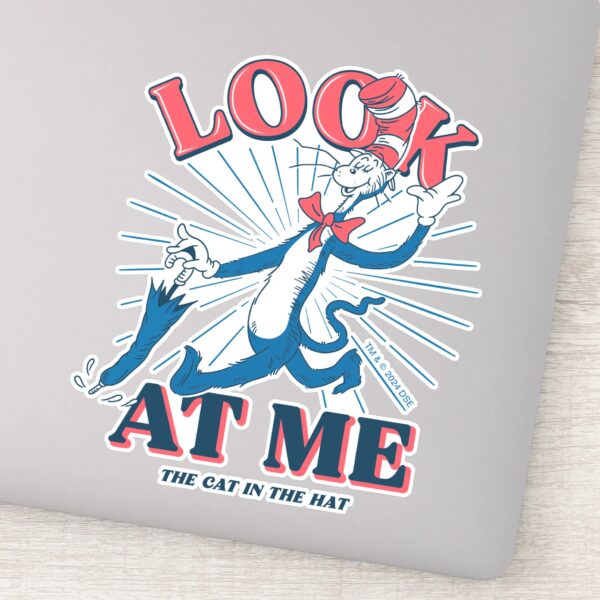 Look At Me Cat In The Hat Sticker