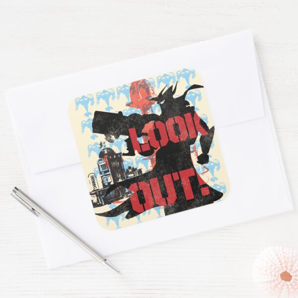 Look_Out!_Square_Sticker_3 Look Out Square Sticker