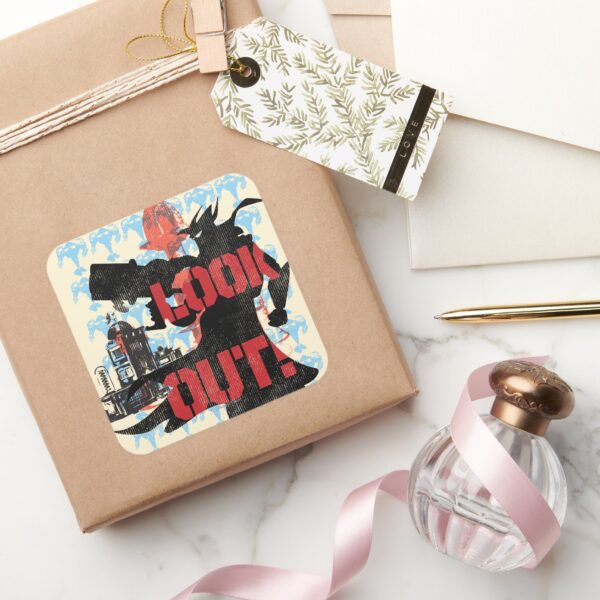 Look_Out!_Square_Sticker_5 Look Out Square Sticker