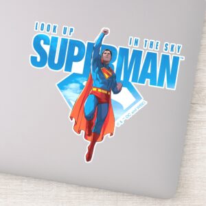 Look Up Its Superman Sticker