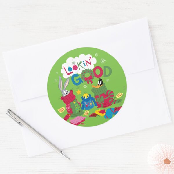 Lookin_Good_Classic_Round_Sticker_3 Lookin Good Classic Round Sticker