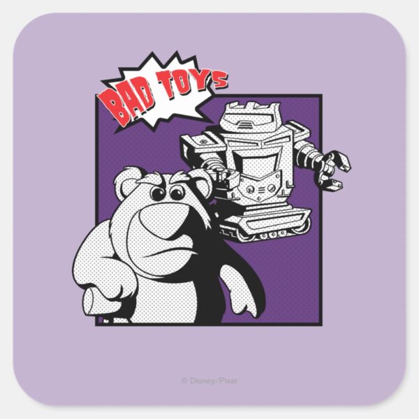 Lots-O'-Huggin'_Bear_&_Sparks__Bad_Toys_Square_Sticker_1 Lots O Huggin Bear Sparks Bad Toys Square Sticker