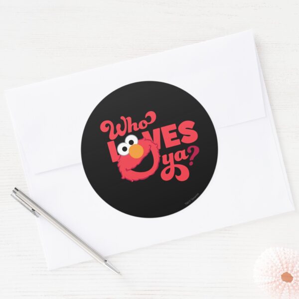 Love_Elmo_Classic_Round_Sticker_3 Love Elmo Classic Round Sticker
