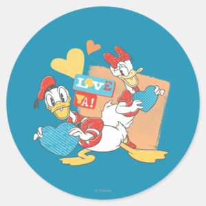 Love Ya Classic Round Sticker