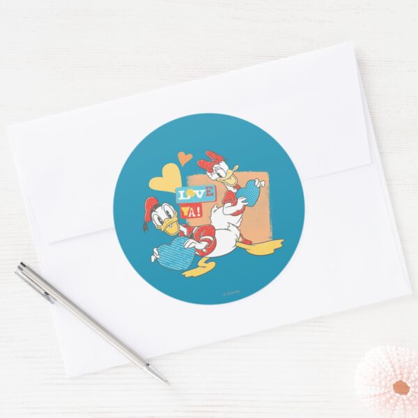 Love Ya Classic Round Sticker