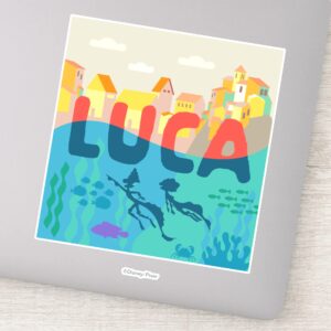 Luca Above And Below With Alberto Luca Sticker