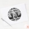 Lucius_Malfoy_Wanted_Poster_Classic_Round_Sticker_3 Lucius Malfoy Wanted Poster Classic Round Sticker