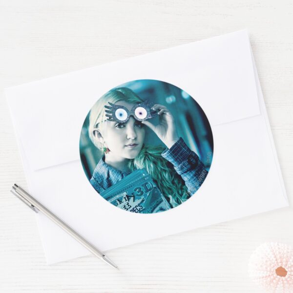 Luna_Lovegood_Classic_Round_Sticker_3 Luna Lovegood Classic Round Sticker