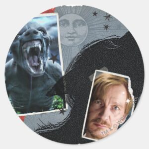 Lupin Lycanthrope Classic Round Sticker