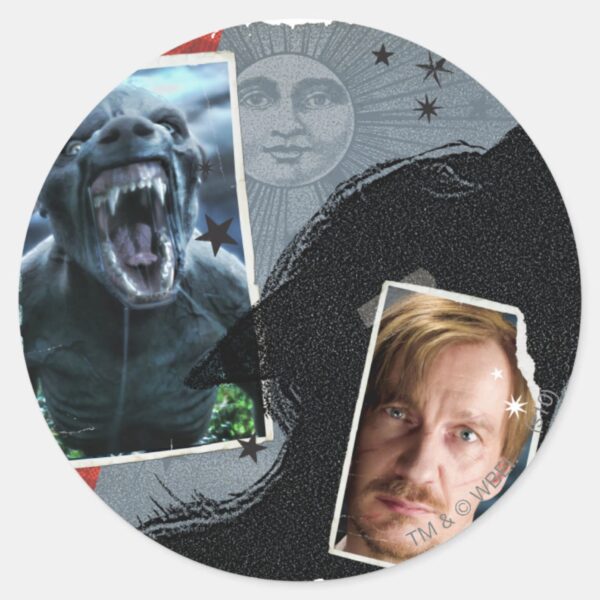 Lupin_-_Lycanthrope_Classic_Round_Sticker_1 Lupin Lycanthrope Classic Round Sticker