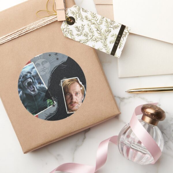 Lupin_-_Lycanthrope_Classic_Round_Sticker_5 Lupin Lycanthrope Classic Round Sticker