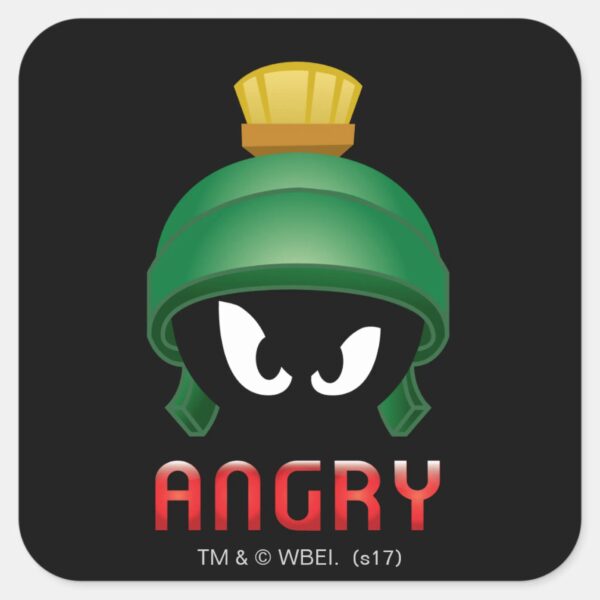MARVIN_THE_MARTIAN™_Angry_Emoji_Square_Sticker_1 MARVIN THE MARTIAN™ Angry Emoji Square Sticker