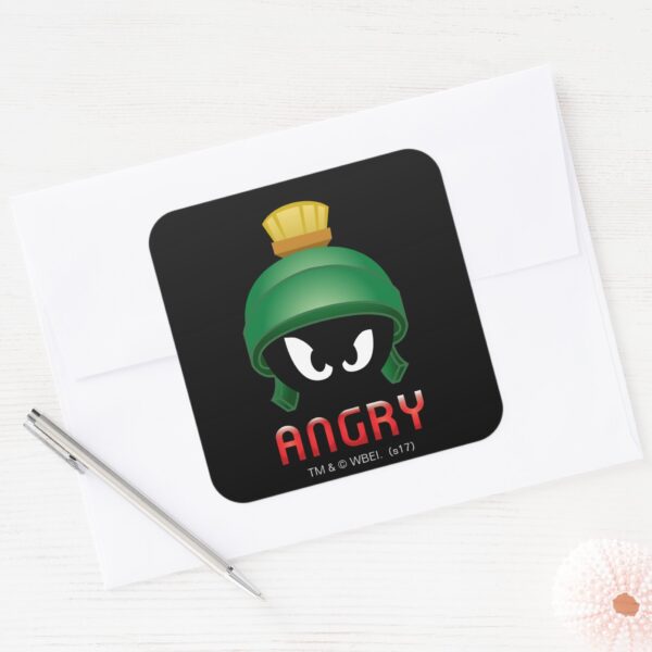 MARVIN_THE_MARTIAN™_Angry_Emoji_Square_Sticker_3 MARVIN THE MARTIAN™ Angry Emoji Square Sticker