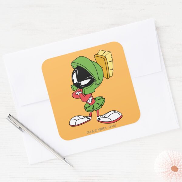 MARVIN_THE_MARTIAN™_Annoyed_Square_Sticker_3 MARVIN THE MARTIAN™ Annoyed Square Sticker