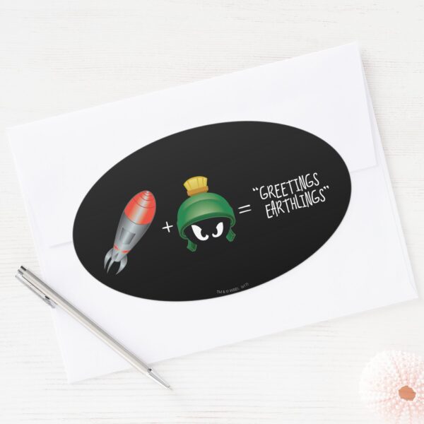 MARVIN_THE_MARTIAN™_Emoji_Equation_Oval_Sticker_3 MARVIN THE MARTIAN™ Emoji Equation Oval Sticker