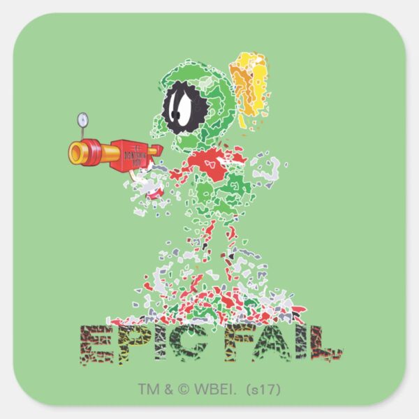 MARVIN_THE_MARTIAN™_Epic_Fail_Square_Sticker_1 MARVIN THE MARTIAN™ Epic Fail Square Sticker
