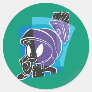 MARVIN THE MARTIAN™ Expressive 20 Classic Round Sticker