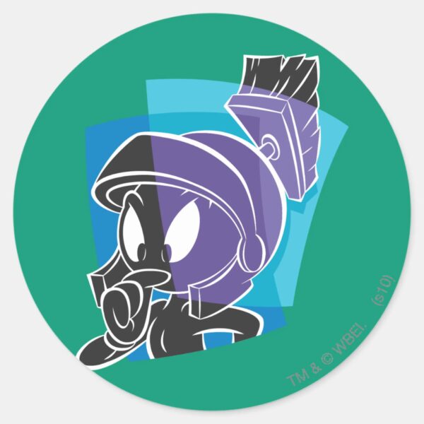 MARVIN_THE_MARTIAN™_Expressive_20_Classic_Round_Sticker_1 MARVIN THE MARTIAN™ Expressive 20 Classic Round Sticker