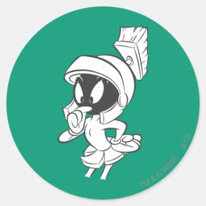 MARVIN THE MARTIAN™ Expressive Classic Round Sticker