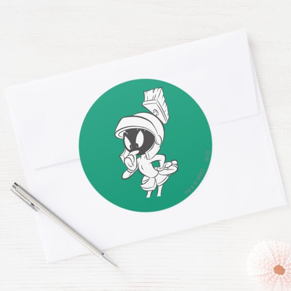 MARVIN_THE_MARTIAN™_Expressive_Classic_Round_Sticker_3 MARVIN THE MARTIAN™ Expressive Classic Round Sticker