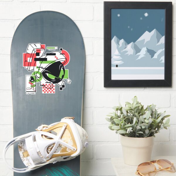 MARVIN THE MARTIAN™ Glitch Sticker