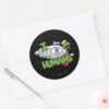 MARVIN_THE_MARTIAN™_I_Laser_Humans_Classic_Round_Sticker_3 MARVIN THE MARTIAN™ I Laser Humans Classic Round Sticker