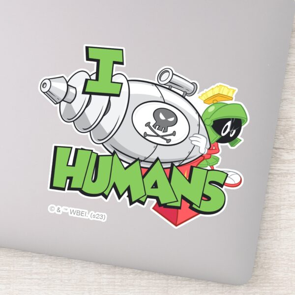 MARVIN_THE_MARTIAN™_I_Laser_Humans_Sticker_1 MARVIN THE MARTIAN™ I Laser Humans Sticker