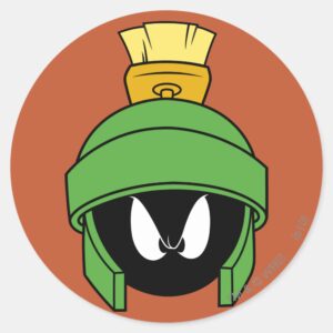 MARVIN THE MARTIAN™ Mad Classic Round Sticker