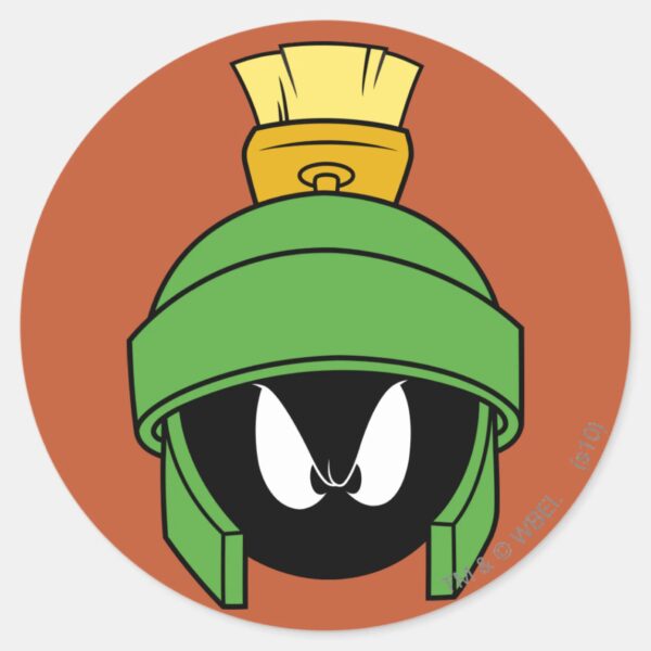 MARVIN_THE_MARTIAN™_Mad_Classic_Round_Sticker_1 MARVIN THE MARTIAN™ Mad Classic Round Sticker