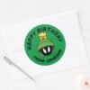 MARVIN_THE_MARTIAN™_Mad___Happy_Birthday_Classic_Round_Sticker_3 MARVIN THE MARTIAN™ Mad Happy Birthday Classic Round Sticker