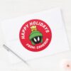 MARVIN_THE_MARTIAN™_Mad___Happy_Holidays_Classic_Round_Sticker_3 MARVIN THE MARTIAN™ Mad Happy Holidays Classic Round Sticker