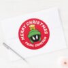 MARVIN_THE_MARTIAN™_Mad___Merry_Christmas_Classic_Round_Sticker_3 MARVIN THE MARTIAN™ Mad Merry Christmas Classic Round Sticker