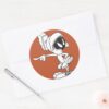 MARVIN_THE_MARTIAN™_Pointing_Classic_Round_Sticker_3 MARVIN THE MARTIAN™ Pointing Classic Round Sticker